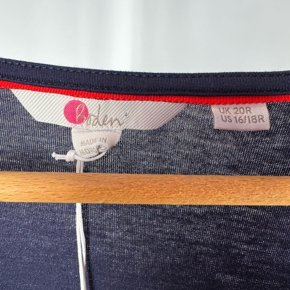 NWT Boden Lola Jersey Dress in Navy Size 16/18 Regular - Picture 8 of 9